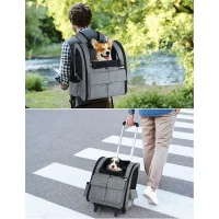 Pecute Rucksack Trolley Hunde Haustiere